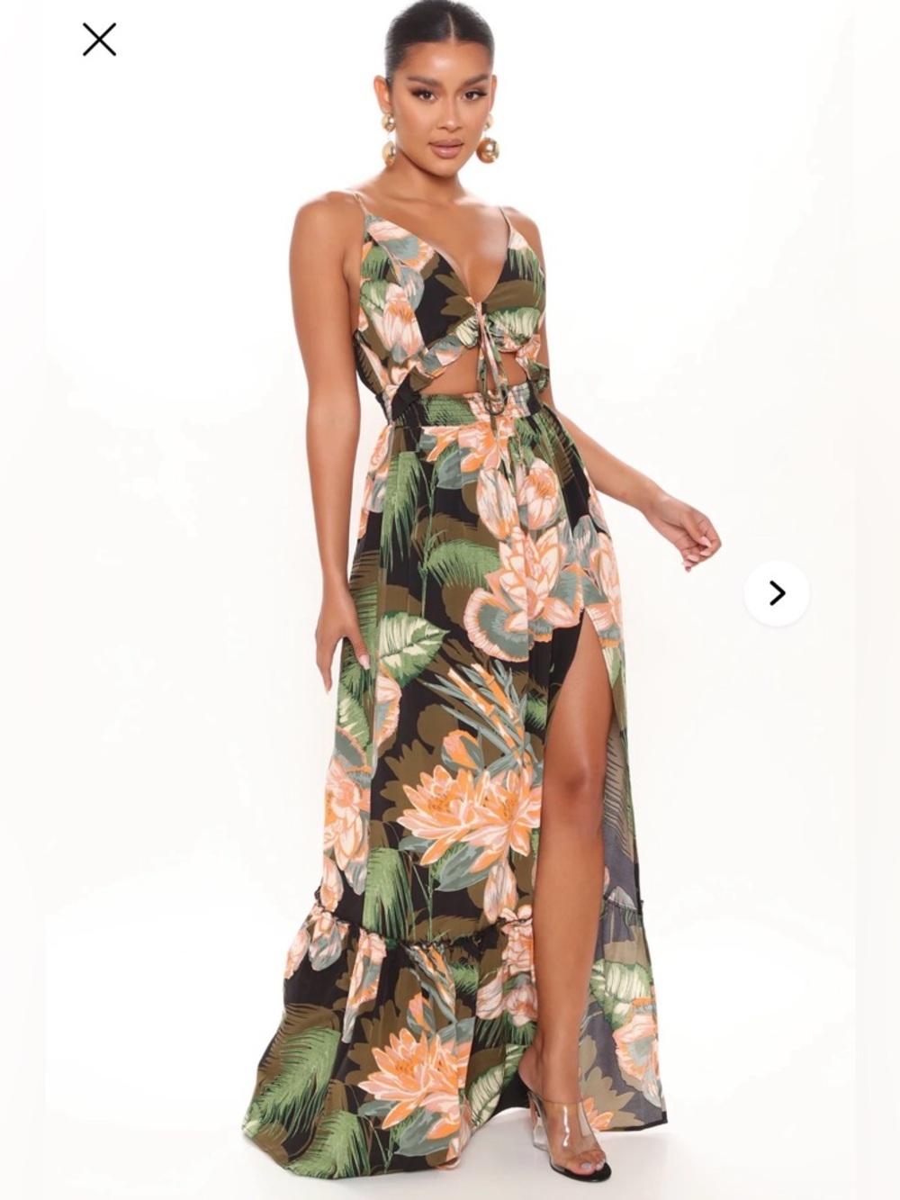 Fashion Nova Jungle of Love maxi dress